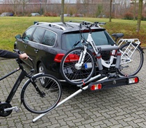 Fischer E-Bike Kupplungs Fahrradträger